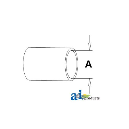A & I Products Radiator Hose, Lower 3" x2" x2" A-D3NN8286E